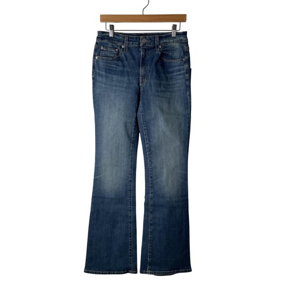 Edwin Jeans Womens 27 Blue Lark Bootcut Stretch Denim Made in USA EW20611CS - Picture 4 of 15